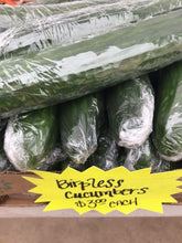 Load image into Gallery viewer, Burpless European Cucumbers